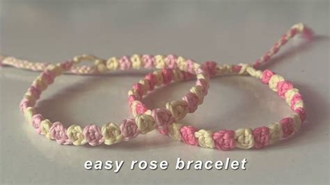 rose friendship bracelet.